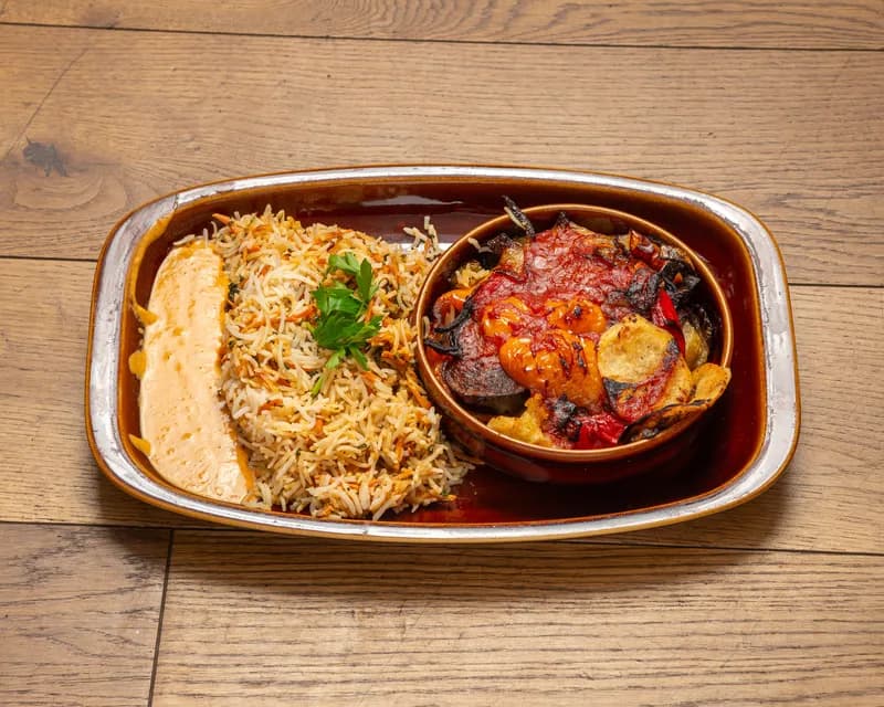 Veggie Power – Musaqa mit Ofengemüse und Kräuterbulgur